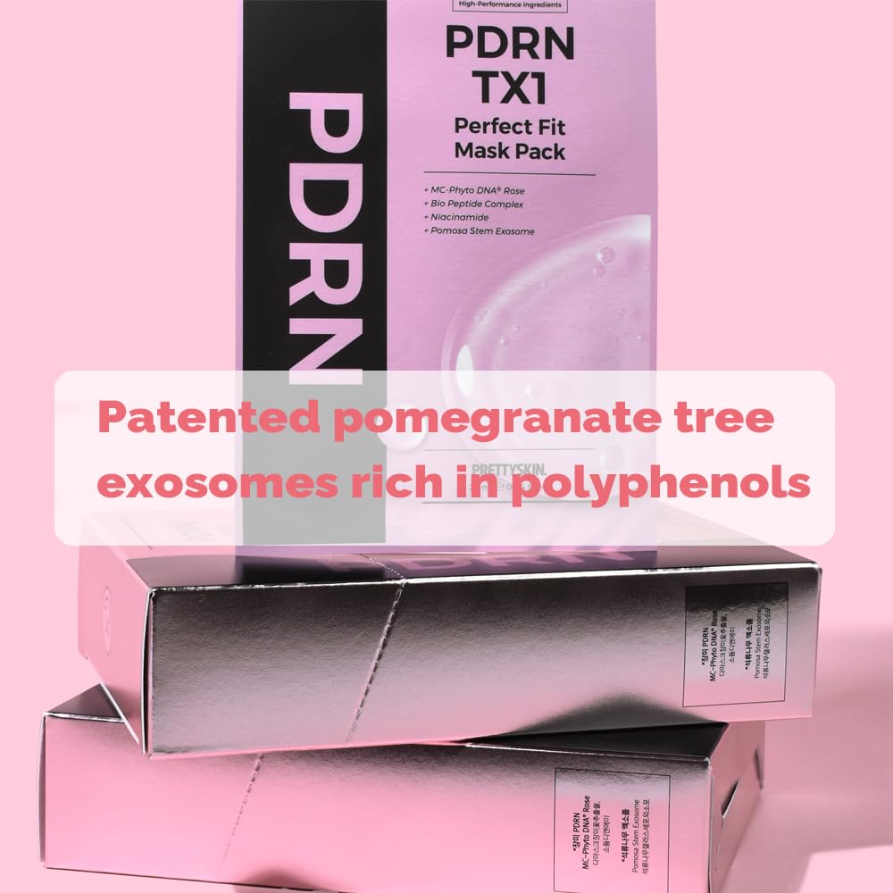 Amazon.co.jp: PRETTYSKIN TX1 フェイシャルマスクパック 10枚入｜ツヤ